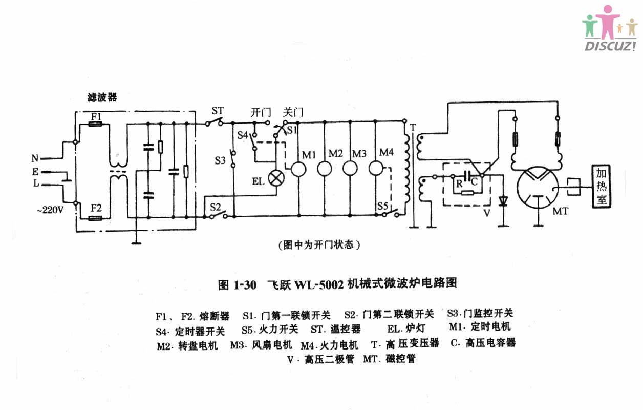 飞跃WL-5002微波炉图纸.jpg